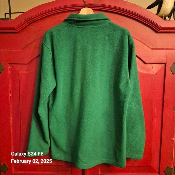 Weatherproof Mens Size Small Notre Dame Football Fleece Pullover Shirt Top EUC - Picture 2 of 3